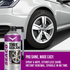 SEACO 450ml per la riparazione di pneumatici, Kit di riparazione per foratura di emergenza Aerosol per pneumatici Tubeless per auto e moto - Product Image 3