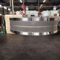 Pièces de rechange en acier inoxydable X46CR13, direct usine, pour moules annulaires et assemblages de rouleaux de moulin à granulés, moule annulaire pour moulin à granulés de bois