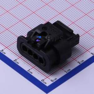1-1670918-1 Housing (Wire-to-Board / Wire-to-Wire) P=4mm Connector ( Jack Structure: 1x4P )( Pitch: 4mm )( Number of Rows: 1 ) - Product Image 2