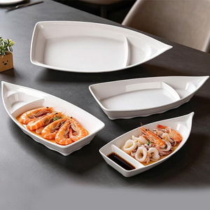 <span class=keywords><strong>Vajilla</strong></span> de <span class=keywords><strong>Melamina</strong></span> Creativa al por Mayor, Plato de Sushi en Forma de Barco, 100% <span class=keywords><strong>Melamina</strong></span>, Plato de <span class=keywords><strong>Melamina</strong></span> Estilo Japonés - Product Image 3