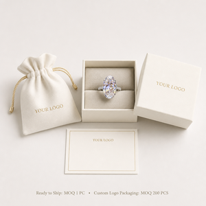 แหวนรูปวงรีสำหรับผู้หญิงแหวนนิ้วแต่งงานแบบเรียบง่าย - Product Image 6