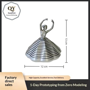 Figura de Bailarina Giratoria Impresa en 3D, Diseño Contemporáneo, Modelo QY-2888, Decoración para el Hogar - Product Image 5