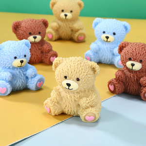 CHENXI Animals Series Decompression Toy Teady Bear Fidget Pinch <b>Squeeze</b> Toy Ins Popular Stress <b>Ball</b> - Product Image 3