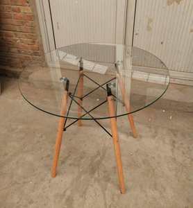 <span class=keywords><strong>Mesa</strong></span> de Comedor Nórdica Barata al por Mayor de Fábrica 2024, <span class=keywords><strong>Mesa</strong></span> de <span class=keywords><strong>Centro</strong></span> Redonda de Vidrio Templado <span class=keywords><strong>Transparente</strong></span> para el Hogar y Hoteles - Product Image 6