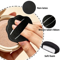 Esponja de Maquillaje JLY, Gruesa de 1.5cm, con Correa Reforzada, Súper Suave, Ecológica, Lavable, Aplicador para Detalles de Ojos y Nariz