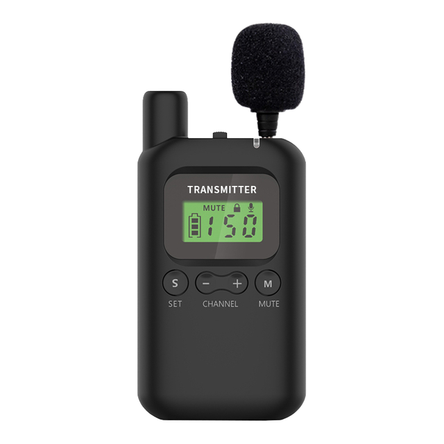 Crony 8210R Wireless Digital Mobile Radio Whisper Tour Guide System VOX Control UHF Frequency 200m Range for Museum/Factory