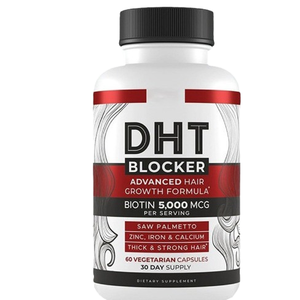 Bloqueador de DHT con Saw Palmetto, Vitaminas para el Cabello, Favorece el Crecimiento Saludable del Cabello y Cápsulas para un Cabello Grueso y Fuerte - Product Image 1