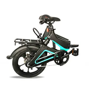 Factory Best fold up cycling price portable 2000W 36V 8.7Ah Single cycle foldable Bicycles 16 Inch fold Bikes for sale