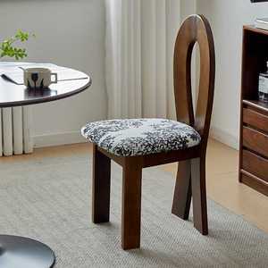 Chaise de salle à manger moderne en bois massif style Wabi-sabi, dossier <span class=keywords><strong>sirène</strong></span>, mobilier écologique pour salon et bureau à domicile ZN 561 - Product Image 3