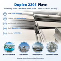 Plaque lourde en acier inoxydable duplex ASTM A240 UNS S32205 N°1 50mm-120mm pour réservoirs à haute pression
