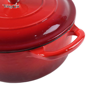 Meilleure Vente : <span class=keywords><strong>Cocotte</strong></span> en <span class=keywords><strong>Fonte</strong></span> Émaillée 24 cm 5QT avec Couvercle, Fond Plat, Fournisseur Chinois, En Stock - Product Image 6