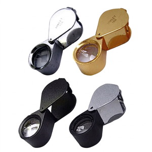 Lupa Triplete LUXURO 10X de 21 mm de Acero Inoxidable para Reparación de Joyas y Relojes GS753 - Product Image 1