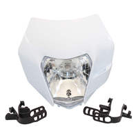 LINGQI Ensemble de phares de moto tout-terrain XC-W EXC Phares d'éclairage modifiés pour moto tout-terrain