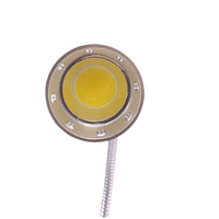 Lampe BBQ Type-C alimentée par batterie rechargeable, flexible, en métal, col de cygne, COB LED, base magnétique, pince à vis, charbon de bois, barbecue de camping