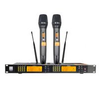 Microphone sans fil UHF VM860, système de microphones portatifs longue portée pour performances scéniques professionnelles