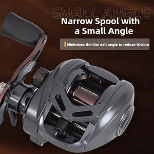 高品质金属 7.1:1 超轻抛饵式钓鱼线轮 咸水用 右手和左手钓鱼线轮 钓具 - Product Image 4