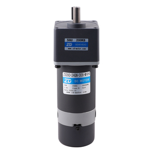 ZD 모터 60mm-104mm 12V 24V 90V 220V 10W-300W 전기 DC 브러시 기어 모터 Z5D90-24GU-30S/5GU9K - Product Image 1