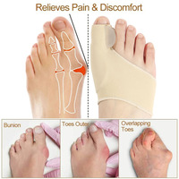 Séparateur d'orteils, correcteur d'hallux valgus, orthèses, correcteur d'articulation du pouce du pied, ajusteur de correction, chaussette de pédicure, redresseur