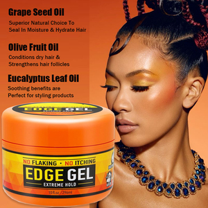Nouveau Gel Coiffant Sans Alcool à Tenue Forte Anti-Écaillage pour Cheveux Bouclés, Tresses, Locks, Twists, Cornrows, Texturisant, Sans Cruauté Animale - Product Image 3