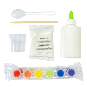 Kit de fabrication de slime arc-en-ciel magique et moelleux pour enfants, argile cristalline non toxique, jouet promotionnel - Product Image 2