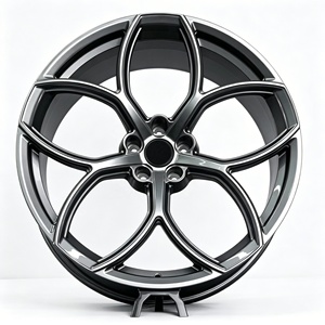 Nuovi Cerchi in Lega di Alluminio Forgiato T6061 20mm <span class=keywords><strong>Grigio</strong></span> Canna di Fucile Opaco Multirazza 18-21 Pollici 5x114.3 5x120 Compatibili con Audi e <span class=keywords><strong>Alfa</strong></span> <span class=keywords><strong>Romeo</strong></span> - Product Image 3