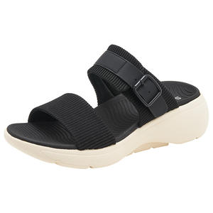 Sandales d'été style plage, mode américaine, multifonctionnelles, à semelle épaisse, à bout ouvert, avec amorti, en matériaux confortables pour femmes - Product Image 1