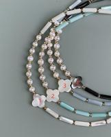 Collier ras du cou en perles et pendentifs coquillages nacrés de haute qualité pour femmes, idéal pour la mode estivale et la vente en gros