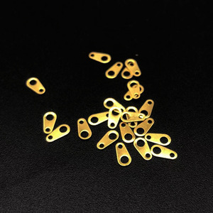 Conectores de cobre para collares de joyería, 12x4mm, accesorios para colgantes y eslabones de cadena - Product Image 2