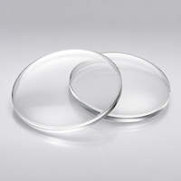 Lentilles de lunettes de lecture transparentes en deux parties ZHENG HE 65 mm, indice 1.60, HMC MR-8, sphériques, vision simple, lentilles optiques de haute qualité