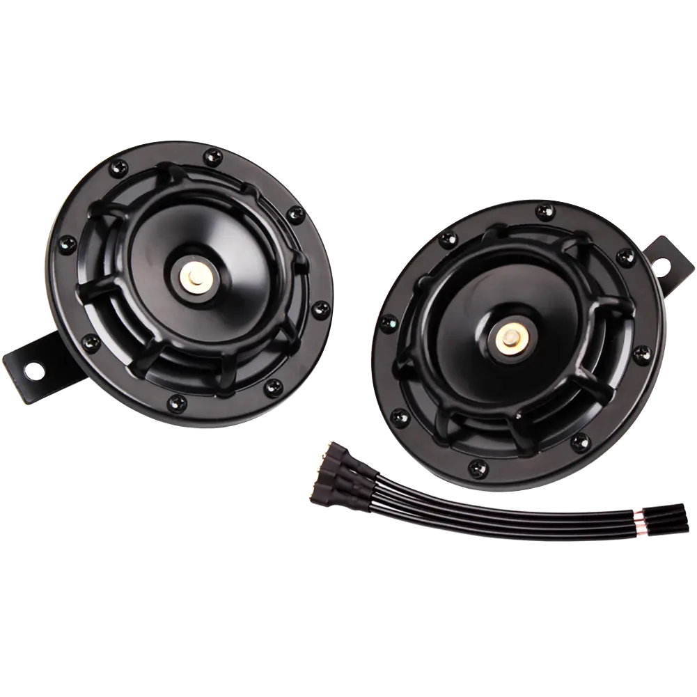 12V Super Tone Horn High Tone/Low Tone Twin Horn Kit Lautes Horn für Auto Motorrad LKW Becken geformt