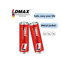 LDMAX CE 1,5 V AAA AA Batería de carbono de zinc Dry Cell Metal Jacket UM3 R6P AA Baterías primarias para juguetes de control remoto