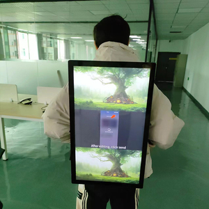 27 inch điện tử <span class=keywords><strong>LCD</strong></span> đi Bộ Ba Lô di động cho quảng cáo TV màn hình hiển thị kỹ thuật số biển và hiển thị - Product Image 2