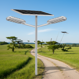 Lampe solaire de jardin/rue intelligente intégrée 100W-130W IP67, étanche, en aluminium, avec batterie, 3000-7500K, pour aménagement paysager - Product Image 5
