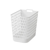 Panier à linge mural domestique portable en plastique grande capacité pour salle de bain, rangement creux pour articles divers et jouets, modèle 7011