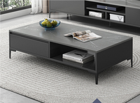 Table basse moderne simple et luxueuse pour salon avec rangement