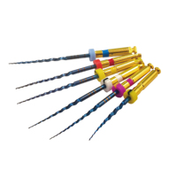 6 uds instrumento Dental activación por calor archivos de Color Endo archivo uso del motor limas rotativas endodoncia raíz canal NITI herramienta de dentista