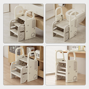 Migo ours pliable repose-pieds bébé échelle cuisine aide enfants Portable <span class=keywords><strong>pas</strong></span> <span class=keywords><strong>cher</strong></span> pouf enfant en bas âge chaise pied escabeau pour enfants - Product Image 2