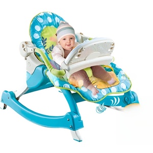Silla Mecedora Multifuncional para Bebés con Vibración, Música, Piano Eléctrico y Baranda de Plástico - Product Image 1