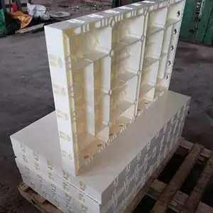 SONGMAO 100s 재사용 가능한 플라스틱 조정 가능한 콘크리트 기둥 거푸집 기둥 금형 형태 건설 용 2024