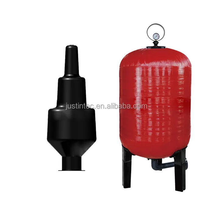 Reinforced plastic connection FRP Fiberglass Diaphragm Pressure Tank for residential water supply