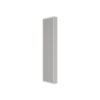 Haut-parleur colonne passif 80W étanche en aluminium à tension constante pour extérieur, idéal pour écoles, communautés, usines, places publiques et parcs