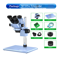 Microscope stéréo trinoculaire HD RELIFE RL-M7T Pro-B11 avec contrôle tactile et caméra 4K HD pour la réparation de cartes mères de téléphones portables