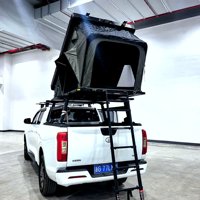 4x4 Touring Dreieckiges T-End Hardshell Dachzelt mit Aluminium-Heck-X-Scheren-System für LKW-Ladeflächen