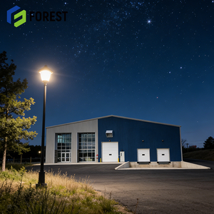 Estructura de Acero Prefabricada Industrial de Gran Resistencia, Estructura de Acero de Largo Alcance para Almacenes, Talleres, Apartamentos, Hospitales - Product Image 1