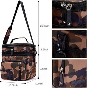 Échantillon gratuit Refroidisseurs TPU Randonnée avec Logos Couleur Personnalisée Vin 840D Sac isotherme souple, portable et isolé en TPU - Product Image 6