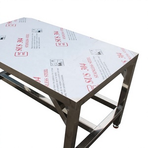 Table de préparation de cuisine en acier inoxydable antirouille à <span class=keywords><strong>prix</strong></span> d'usine, table de travail robuste avec support diagonal pour <span class=keywords><strong>restaurant</strong></span> et barbecue - Product Image 3