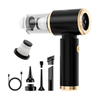 Aspirateur de voiture sans fil Portable Mini aspirateur de poche haute aspiration soufflant aspiration intégré luxe ABS conception Logo aspirateur