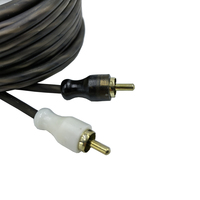 2 erkek 2 erkek RCA erkek araç ses RCA kablosu bölünmüş Y kablo tel