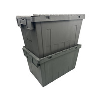 Conteneurs en plastique empilables, emboîtables et recyclables pour la logistique, les livraisons de commerce électronique, les relocalisations, l'emballage et le déménagement
