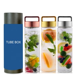 Caliente nuevos productos a prueba de fugas libre de BPA, té de hoja suelta y infusor fruta doble aislamiento de vidrio de botella de té con filtro - Product Image 1